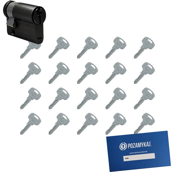 Wkładka do zamka YALE 500 + 100 kluczy
