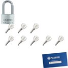 Kłódka ABUS TYTAN 40 z wydłużonym pałąkiem + 8 kluczy w zestawie