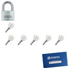 Kłódka ABUS TYTAN 40 + 6 kluczy w zestawie