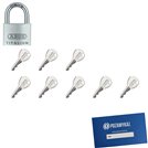 Kłódka ABUS TYTAN 40 + 8 kluczy w zestawie