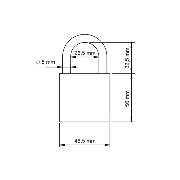 Kłódka z wkładką połówkową ABUS MAGTEC 1500 30/30 system jednego klucza