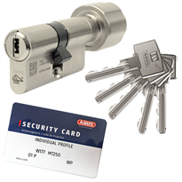 Wkładka z bezpiecznym sprzęgłem z gałką ABUS MAGTEC 1500 40G/35 system jednego klucza