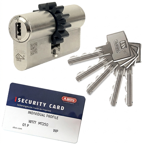 Wkładka bębenkowa dwustronna z zębatką ABUS MAGTEC 1500 30/35 system jednego klucza