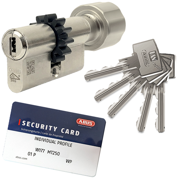 Wkładka bębenkowa z gałką z zębatką ABUS MAGTEC 1500 35G/65 system jednego klucza