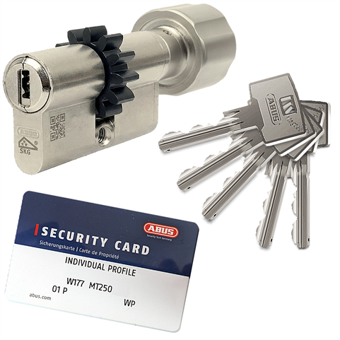 Wkładka bębenkowa z gałką z zębatką ABUS MAGTEC 1500 60G/35 system jednego klucza