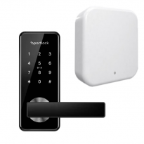 Zamek elektroniczny na szyfr i kartę zbliżeniową Apartlock P2 czarny + Bramka Wi-Fi
