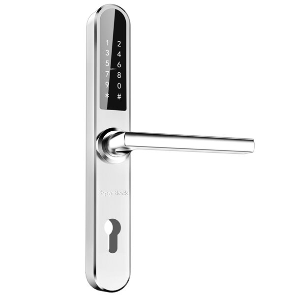 72 Zamek elektroniczny na szyfr i kartę zbliżeniową Apartlock P1 zamek do apartamentów - zdalne generowanie kodów