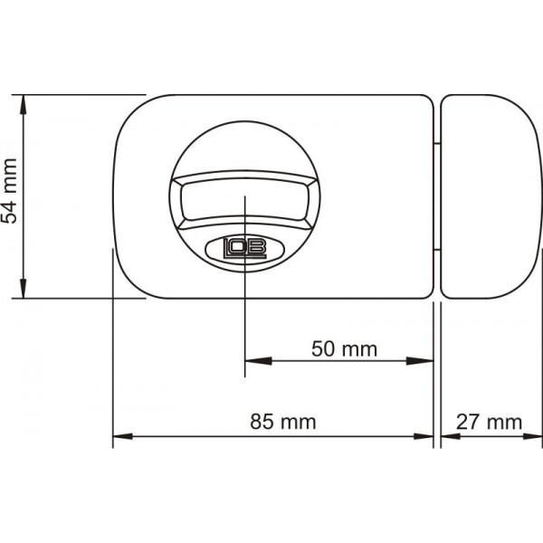 Zamek wierzchni LOB UTB51 System Master Key