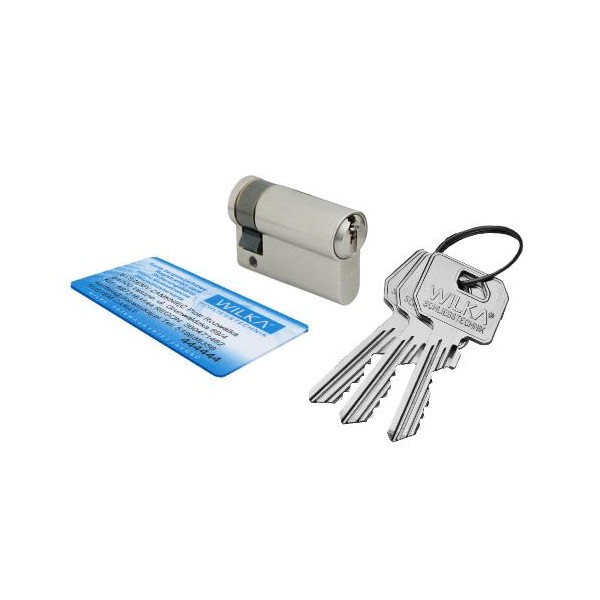 Wkładka bębenkowa jednostronna WILKA 1410 9/35 system jednego klucza