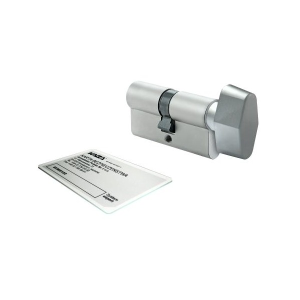 Wkładka bębenkowa z gałką GEGE AP1500 30G/30 system master key