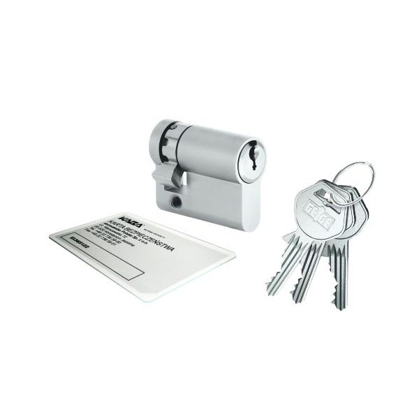 Wkładka bębenkowa jednostronna GEGE AP1500 9/50 system jednego klucza