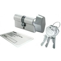 Wkładka bębenkowa z gałką GEGE AP1500 30G/55 system jednego klucza