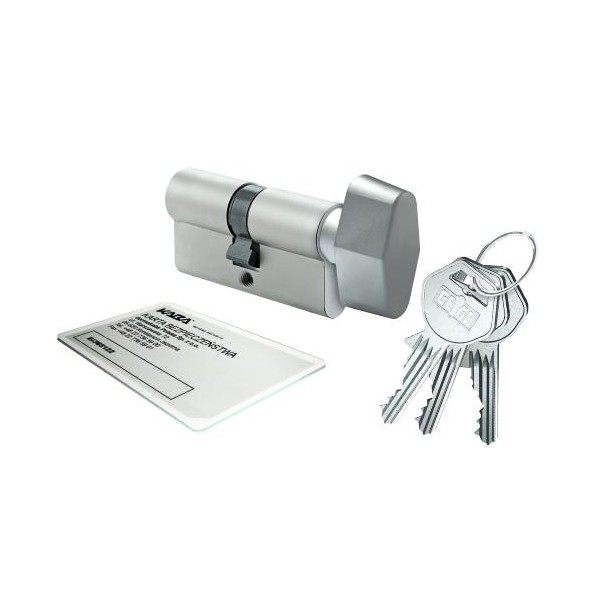 Wkładka bębenkowa z gałką GEGE AP1500 40G/65 system jednego klucza