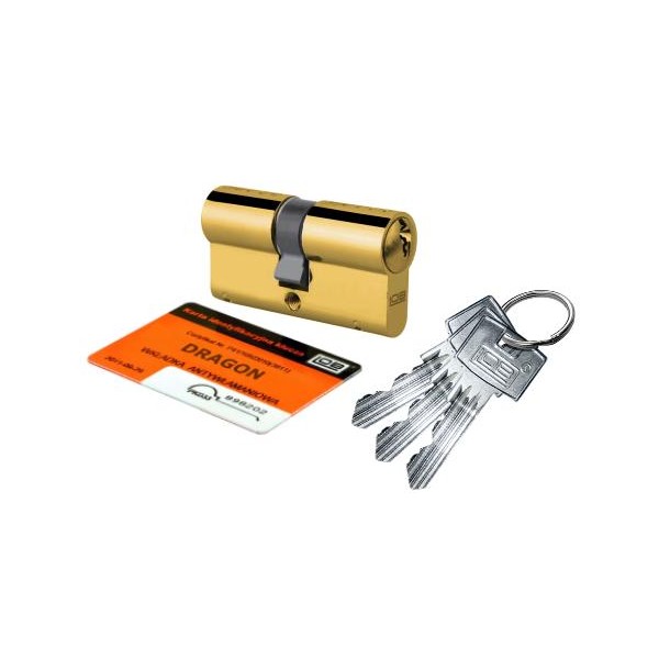 Wkładka bębenkowa dwustronna LOB Dragon XT 45/60 system jednego klucza