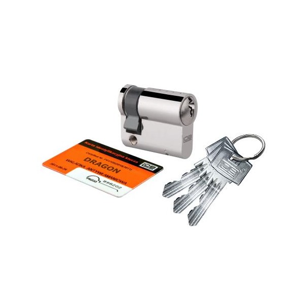 Wkładka bębenkowa jednostronna LOB Dragon XT 9/60 system jednego klucza