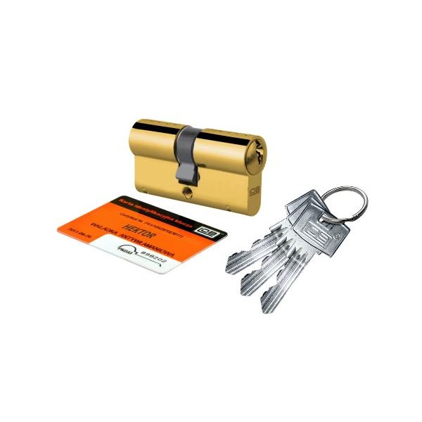 Wkładka bębenkowa dwustronna LOB HEKTOR 35/45 system jednego klucza