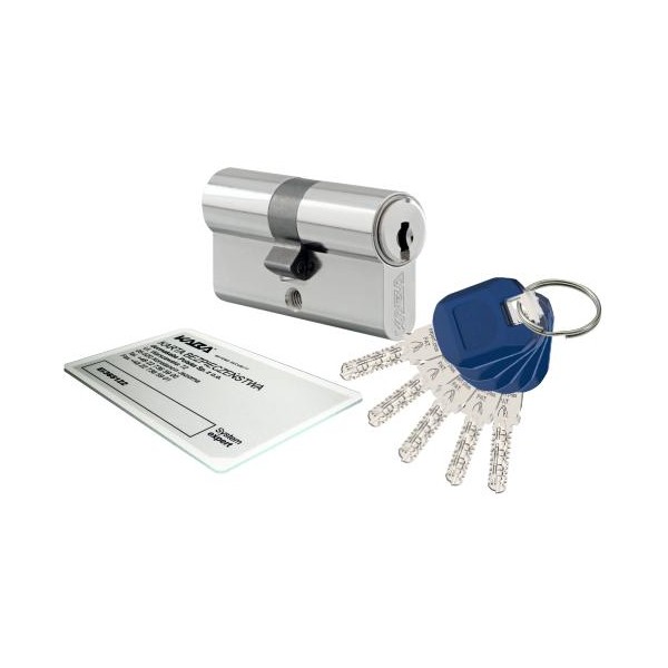 Wkładka bębenkowa dwustronna KABA ExperT Cross 50/55 system jednego klucza