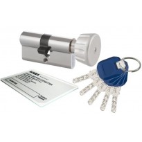 Wkładka bębenkowa z gałką KABA ExperT Cross 60G/40 system jednego klucza