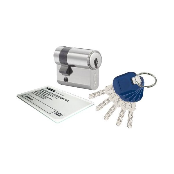 Wkładka bębenkowa jednostronna KABA ExperT Cross 9/40 system jednego klucza