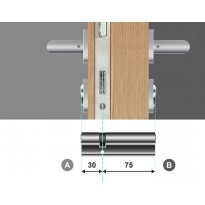 Wkładka bębenkowa dwustronna LOB Comfort 30/75 system master key