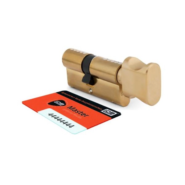 Wkładka bębenkowa z gałką LOB Optima 55/55 system master key