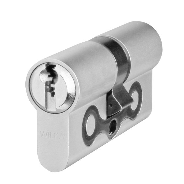 Wkładka bębenkowa z zębatką wzmocniona WILKA 1500 50/50 system jednego klucza