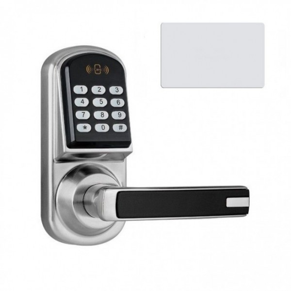 Zamek elektroniczny na szyfr i kartę zbliżeniową LOB C003 + gratisy