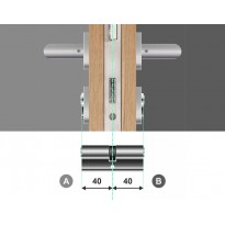 Wkładka bębenkowa dwustronna 40/40 LOB Comfort NG System Master Key