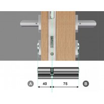 Wkładka bębenkowa z bezpiecznym sprzęgłem 40/75 LOB Comfort NG System Master Key