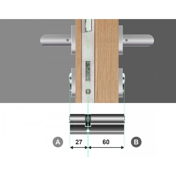 Wkładka bębenkowa z bezpiecznym sprzęgłem 27/60 LOB Comfort NG System Master Key