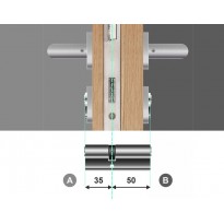 Wkładka bębenkowa dwustronna 35/50 LOB Comfort Plus NG System Master Key
