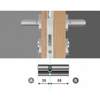 Wkładka bębenkowa dwustronna 35/55 LOB Comfort Plus NG System Master Key