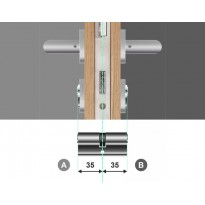 Wkładka bębenkowa z bezpiecznym sprzęgłem 35/35 LOB Comfort Plus NG System Master Key