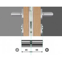 Wkładka bębenkowa z bezpiecznym sprzęgłem 45/55 LOB Comfort Plus NG System Master Key
