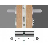 Wkładka bębenkowa z bezpiecznym sprzęgłem 55/60 LOB Comfort Plus NG System Master Key