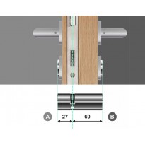 Wkładka bębenkowa z bezpiecznym sprzęgłem 27/60 LOB Comfort Plus NG System Master Key