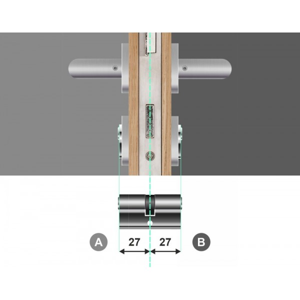 Wkładka bębenkowa z bezpiecznym sprzęgłem 27/27 LOB Comfort Plus NG System Master Key