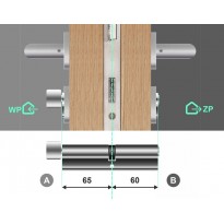 Wkładka bębenkowa z gałką 65G/60 LOB Comfort NG System Master Key