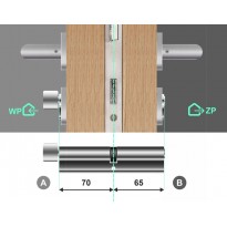 Wkładka bębenkowa z gałką 70G/65 LOB Comfort NG System Master Key