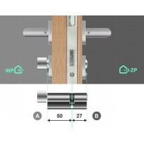 Wkładka bębenkowa z gałką 50G/27 LOB Comfort Plus NG System Master Key