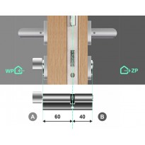 Wkładka bębenkowa z gałką 60G/40 LOB Comfort Plus NG System Master Key