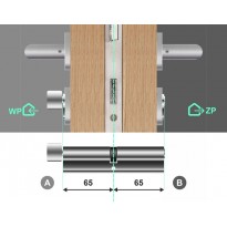 Wkładka bębenkowa z gałką 65G/65 LOB Comfort Plus NG System Master Key