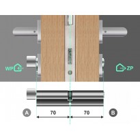 Wkładka bębenkowa z gałką 70G/70 LOB Comfort Plus NG System Master Key