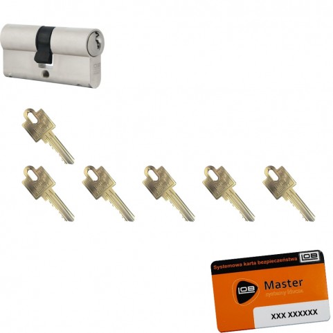 Wkładka do drzwi atest 60/60 Lob + 6 kluczy