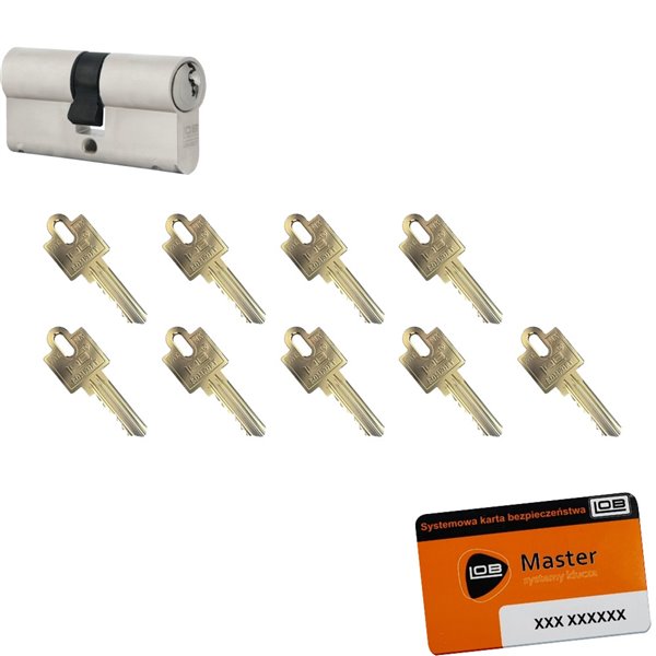 Wkładka do drzwi atest 30/30 Lob + 9 kluczy