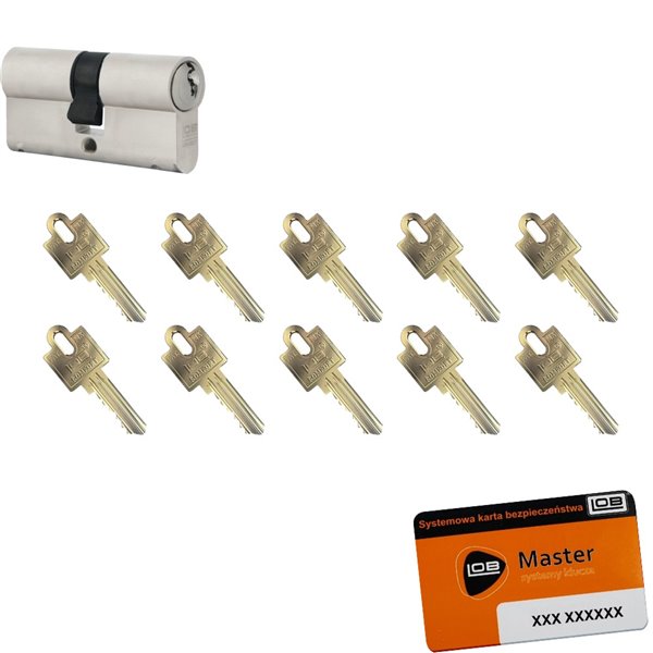 Wkładka do drzwi atest 30/30 Lob + 10 kluczy