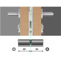 Wkładka z bezpiecznym sprzęgłem Gerda Velar Pro 60/60 System Master Key