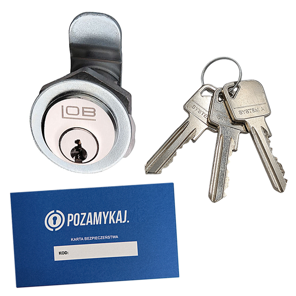Zamek kasetowy ZKT2 System Jednego Klucza