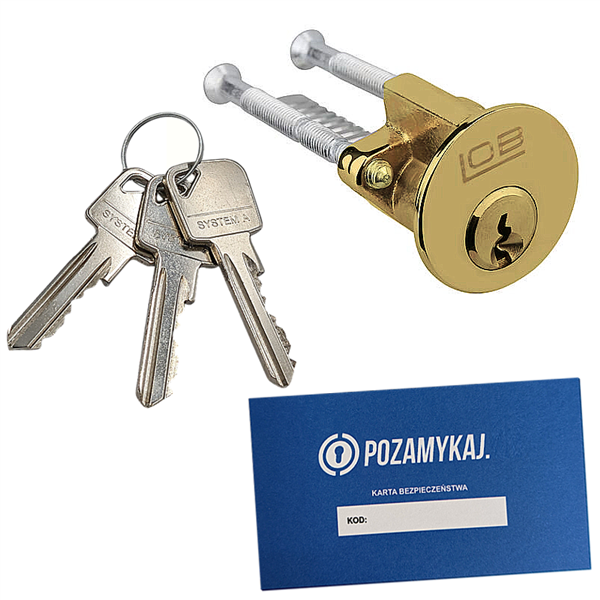 Wkładka do zamka wierzchniego LOB WT01 System Jednego Klucza