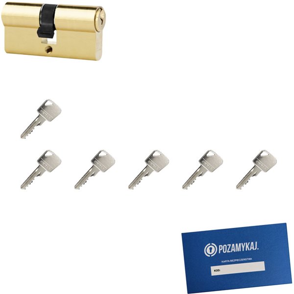 Wkładka bębenkowa 35/40 LOB ARES + 6 kluczy